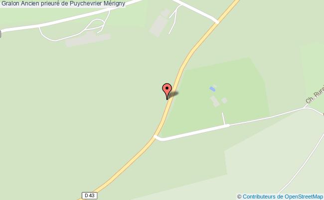 plan Ancien Prieuré De Puychevrier Mérigny Mérigny