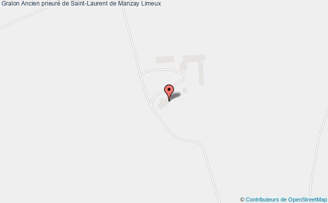 plan Ancien Prieuré De Saint-laurent De Manzay Limeux Limeux