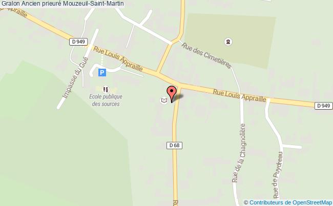 plan Ancien Prieuré Mouzeuil-saint-martin Mouzeuil-Saint-Martin