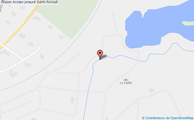 plan Ancien Prieuré Saint-arnoult Saint-Arnoult