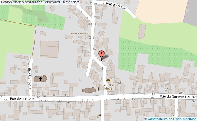 plan Ancien Restaurant Betschdorf Betschdorf Betschdorf