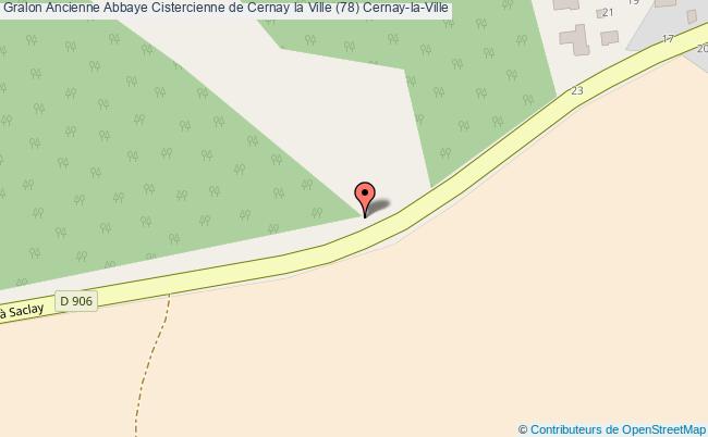 plan Ancienne Abbaye Cistercienne De Cernay La Ville (78) Cernay-la-ville Cernay-la-Ville