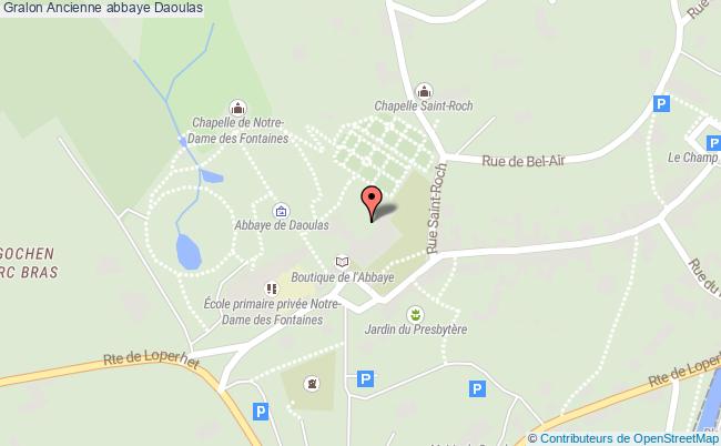 plan Ancienne Abbaye Daoulas Daoulas