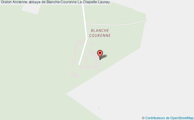 plan Ancienne Abbaye De Blanche-couronne La Chapelle-launay La Chapelle-Launay