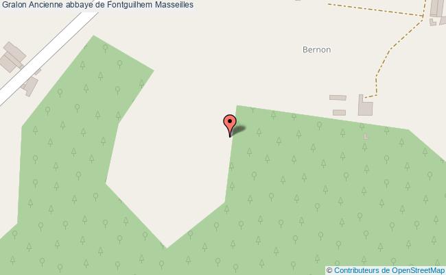 plan Ancienne Abbaye De Fontguilhem Masseilles Masseilles