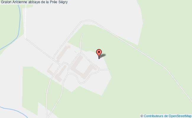 plan Ancienne Abbaye De La Prée Ségry Ségry