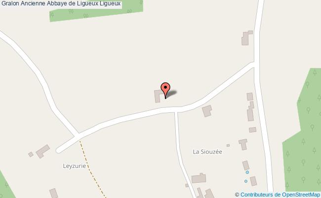 plan Ancienne Abbaye De Ligueux Ligueux Ligueux