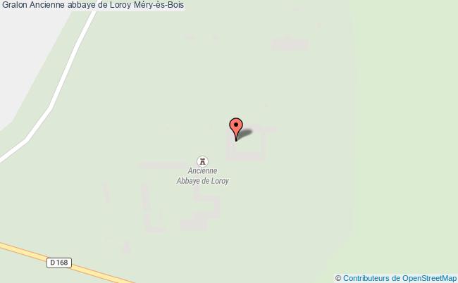 plan Ancienne Abbaye De Loroy Méry-ès-bois Méry-ès-Bois