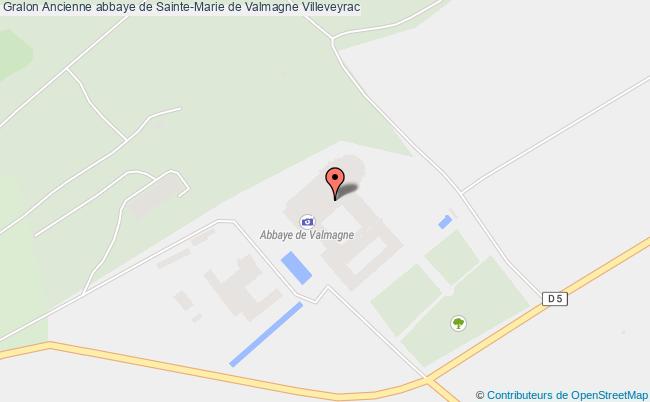 plan Ancienne Abbaye De Sainte-marie De Valmagne Villeveyrac Villeveyrac