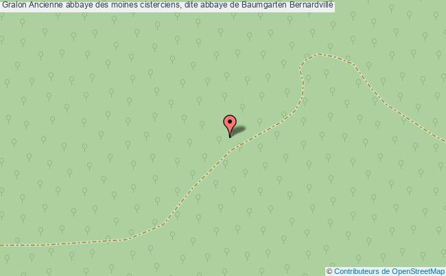 Ancienne abbaye des moines cisterciens, dite abbaye de Baumgarten