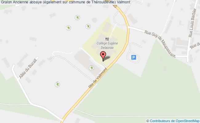 plan Ancienne Abbaye (également Sur Commune De Thérouldeville) Valmont Valmont