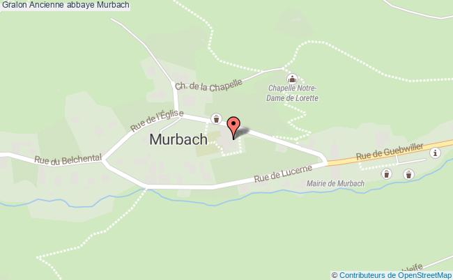 plan Ancienne Abbaye Murbach Murbach