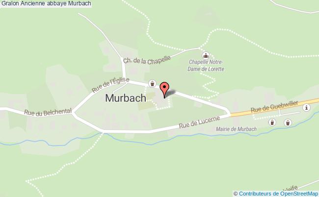 plan Ancienne Abbaye Murbach Murbach