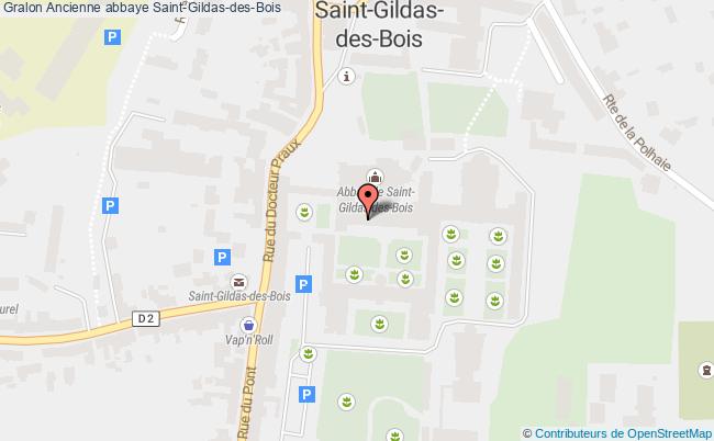 plan Ancienne Abbaye Saint-gildas-des-bois Saint-Gildas-des-Bois