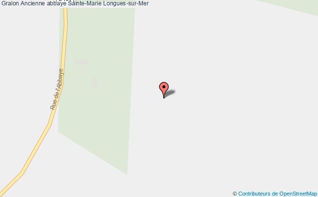 plan Ancienne Abbaye Sainte-marie Longues-sur-mer Longues-sur-Mer