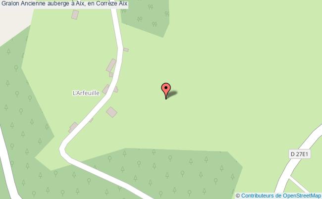 plan Ancienne Auberge à Aix, En Corrèze Aix Aix