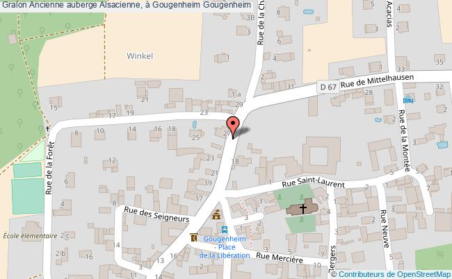 Ancienne auberge Alsacienne, à Gougenheim