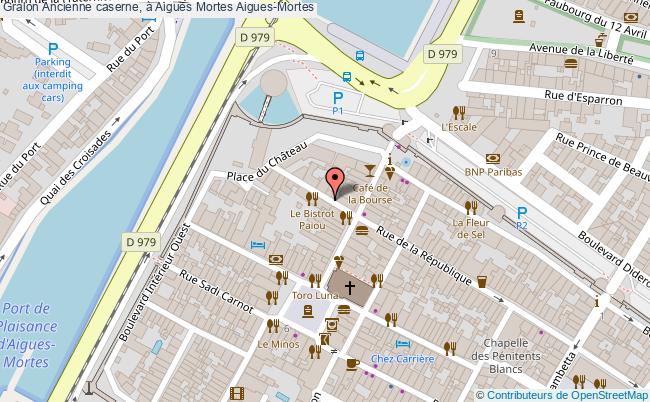 Ancienne caserne, à Aigues Mortes