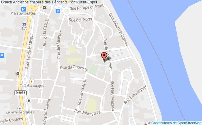 plan Ancienne Chapelle Des Pénitents Pont-saint-esprit Pont-Saint-Esprit