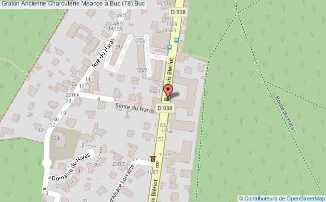 plan Ancienne Charcuterie Méance à Buc (78) Buc Buc