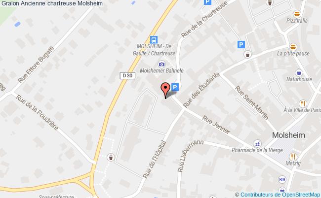 plan Ancienne Chartreuse Molsheim Molsheim