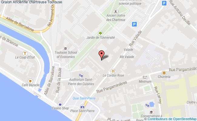 plan Ancienne Chartreuse Toulouse Toulouse