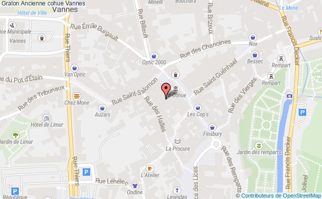 plan Ancienne Cohue Vannes Vannes