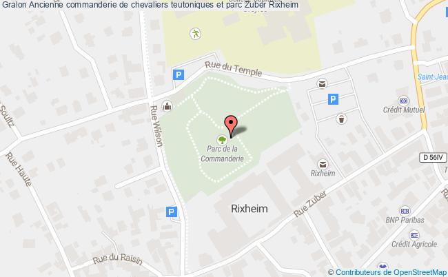 plan Ancienne Commanderie De Chevaliers Teutoniques Et Parc Zuber Rixheim Rixheim