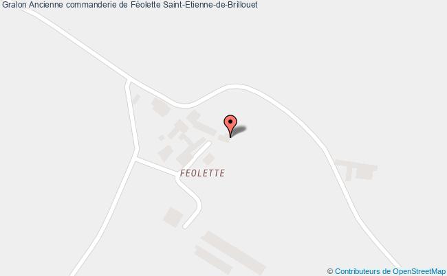 plan Ancienne Commanderie De Féolette Saint-etienne-de-brillouet Saint-Etienne-de-Brillouet