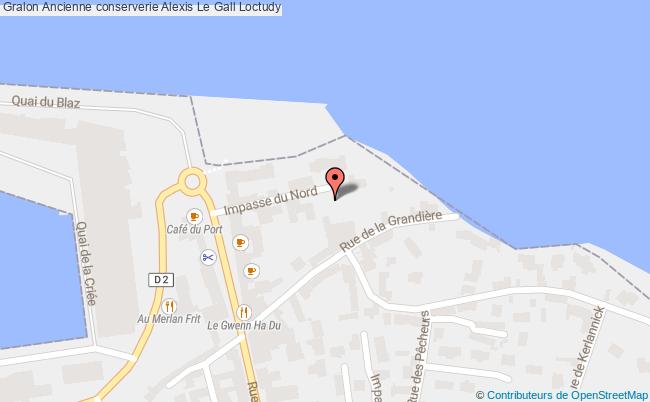 plan Ancienne Conserverie Alexis Le Gall Loctudy Loctudy