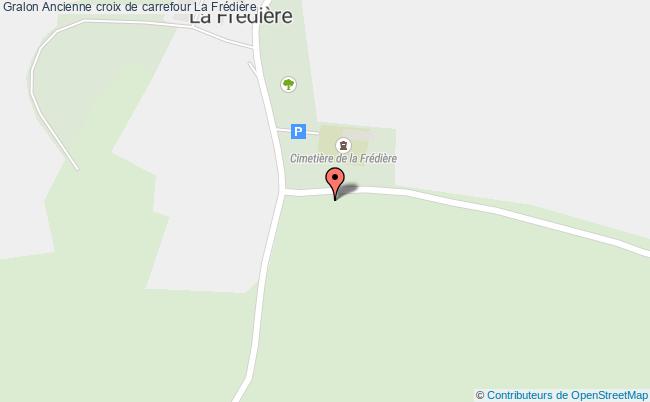 plan Ancienne Croix De Carrefour La Frédière La Frédière