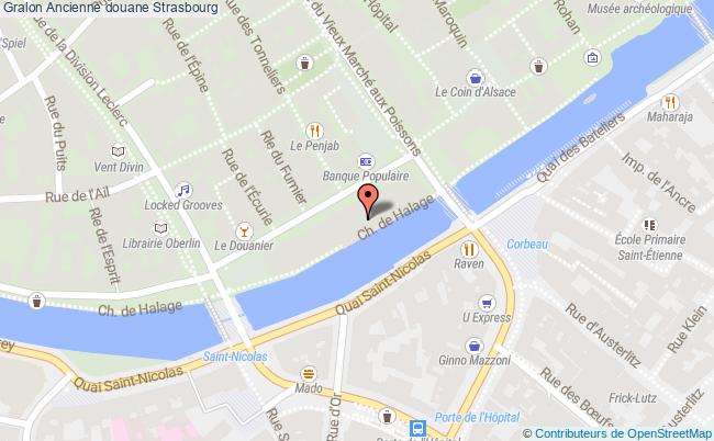 plan Ancienne Douane Strasbourg Strasbourg