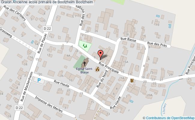 plan Ancienne école Primaire De Bootzheim Bootzheim Bootzheim