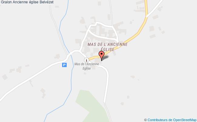 plan Ancienne église Belvézet Belvézet