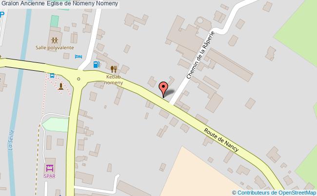 plan Ancienne Eglise De Nomeny Nomeny Nomeny