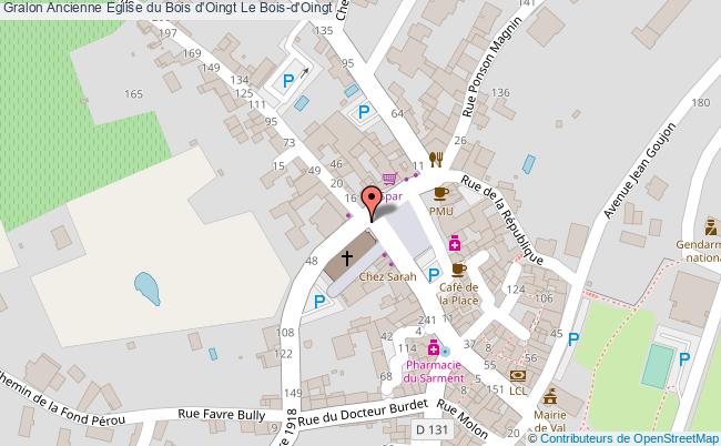 plan Ancienne Eglise Du Bois D'oingt Le Bois-d'oingt Le Bois-d'Oingt