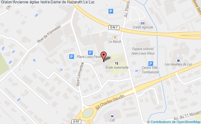 plan Ancienne église Notre-dame De Nazareth Le Luc Le Luc