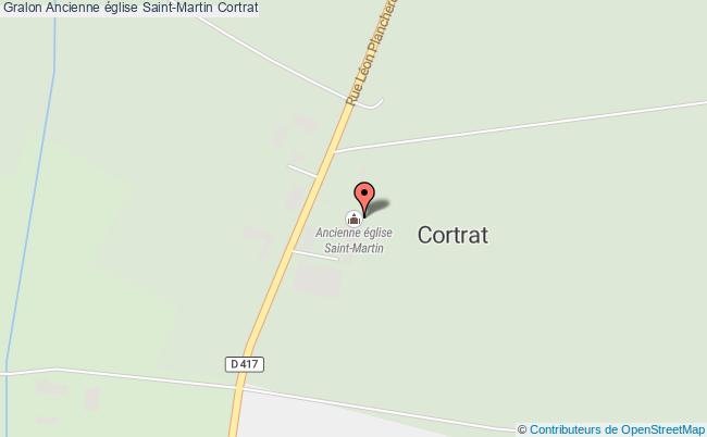 plan Ancienne église Saint-martin Cortrat Cortrat
