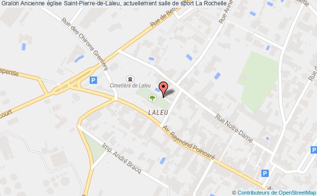 plan Ancienne église Saint-pierre-de-laleu, Actuellement Salle De Sport La Rochelle La Rochelle