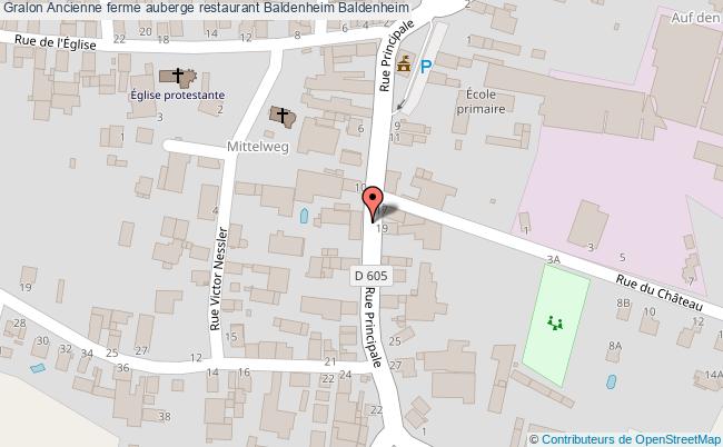 plan Ancienne Ferme Auberge Restaurant Baldenheim Baldenheim Baldenheim