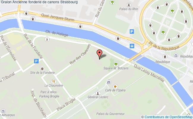 plan Ancienne Fonderie De Canons Strasbourg Strasbourg