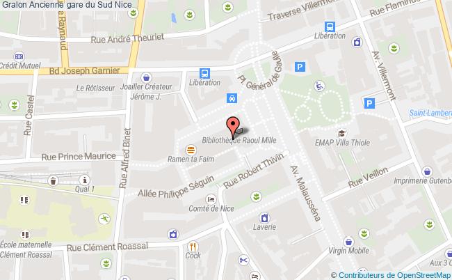 plan Ancienne Gare Du Sud Nice Nice