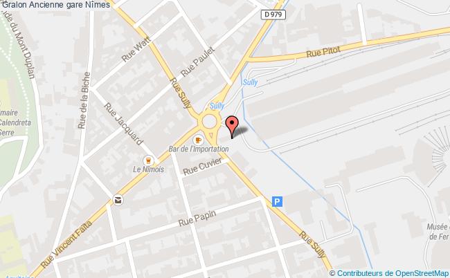 plan Ancienne Gare Nîmes Nîmes