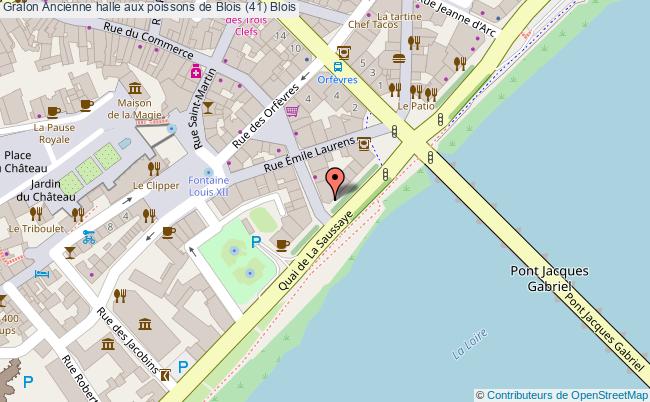 plan Ancienne Halle Aux Poissons De Blois (41) Blois Blois