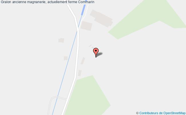 plan Ancienne Magnanerie, Actuellement Ferme Commarin Commarin