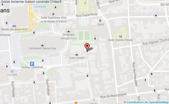 plan Ancienne Maison Canoniale Orléans Orléans