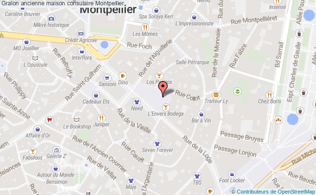 plan Ancienne Maison Consulaire Montpellier Montpellier