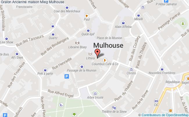 plan Ancienne Maison Mieg Mulhouse Mulhouse