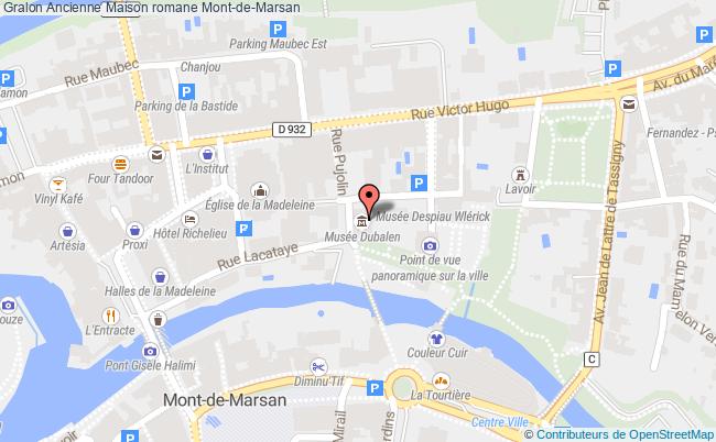 plan Ancienne Maison Romane Mont-de-marsan Mont-de-Marsan