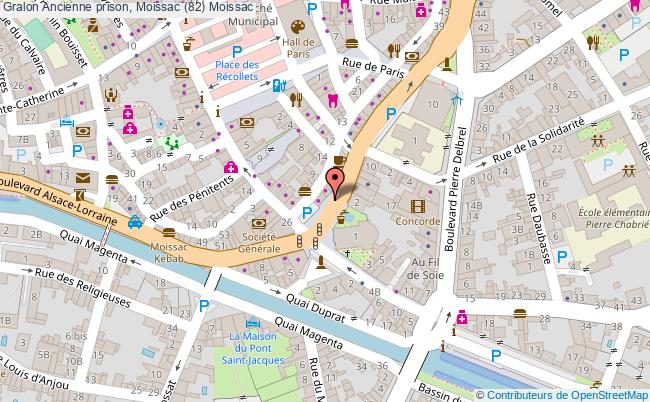 plan Ancienne Prison, Moissac (82) Moissac Moissac